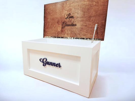 Personalized and Engraved Toy Box