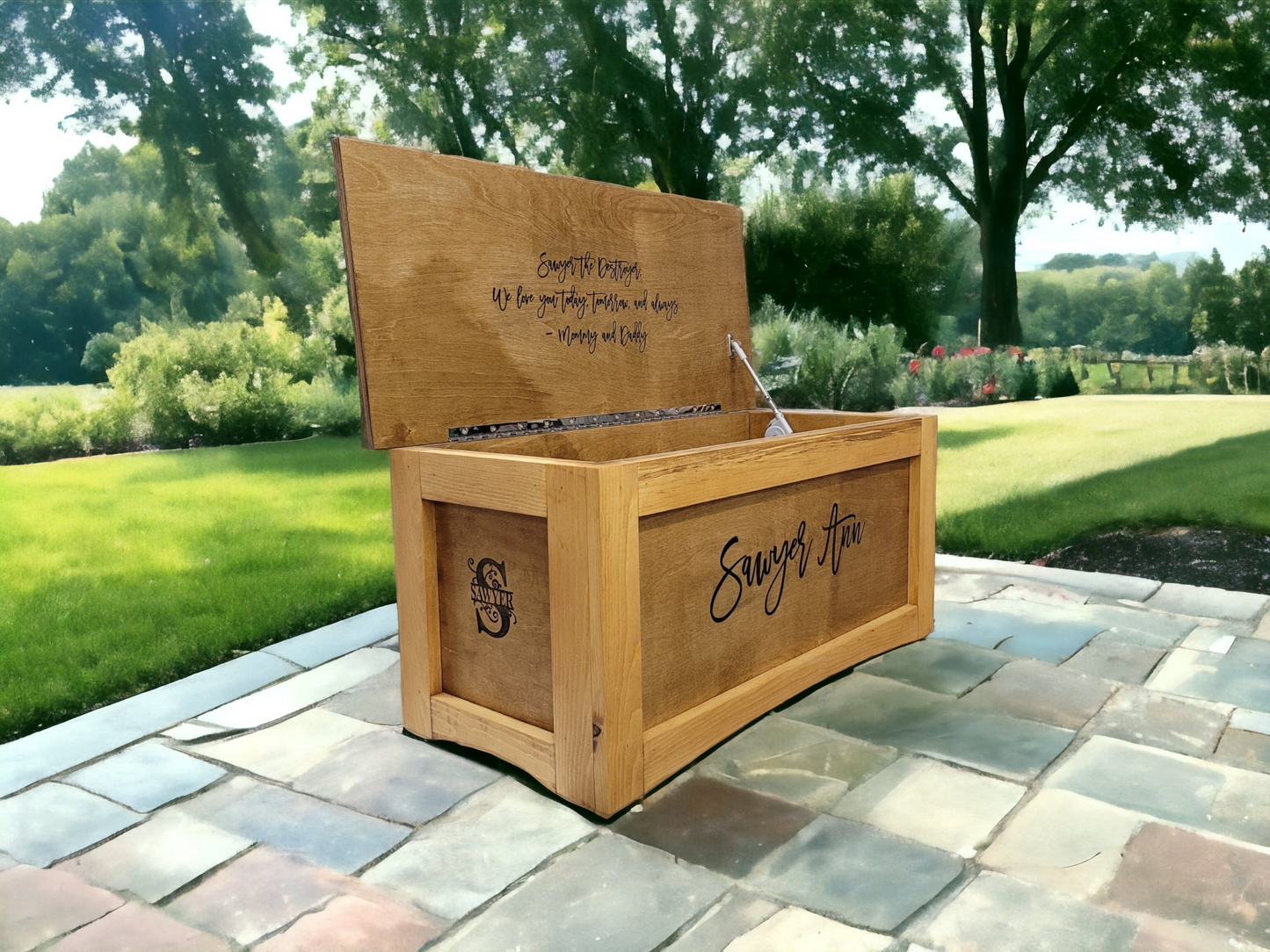 Rustic Toy Box / Blanket Box / Memory Chest / Toy Chest