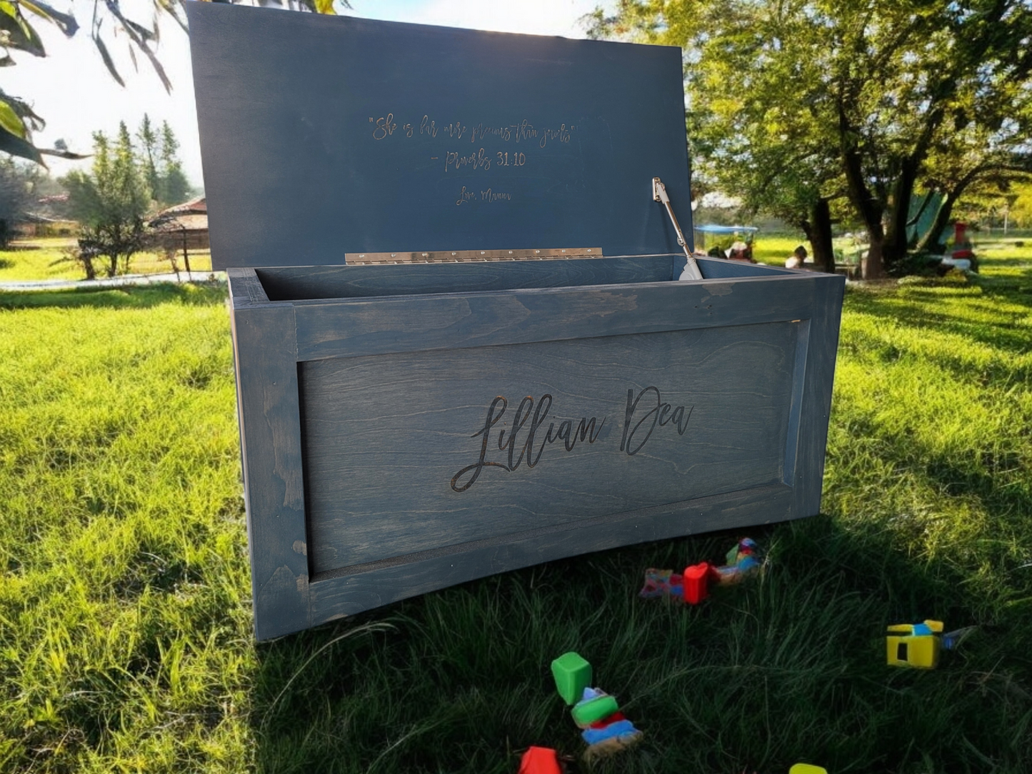 Rustic Toy Box / Blanket Box / Memory Chest / Toy Chest
