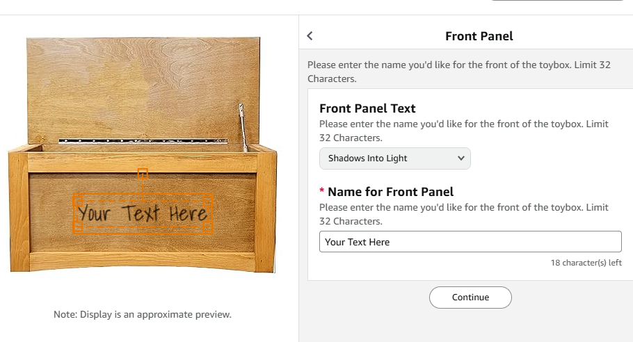 Check Out Your Custom Toybox on Amazon!