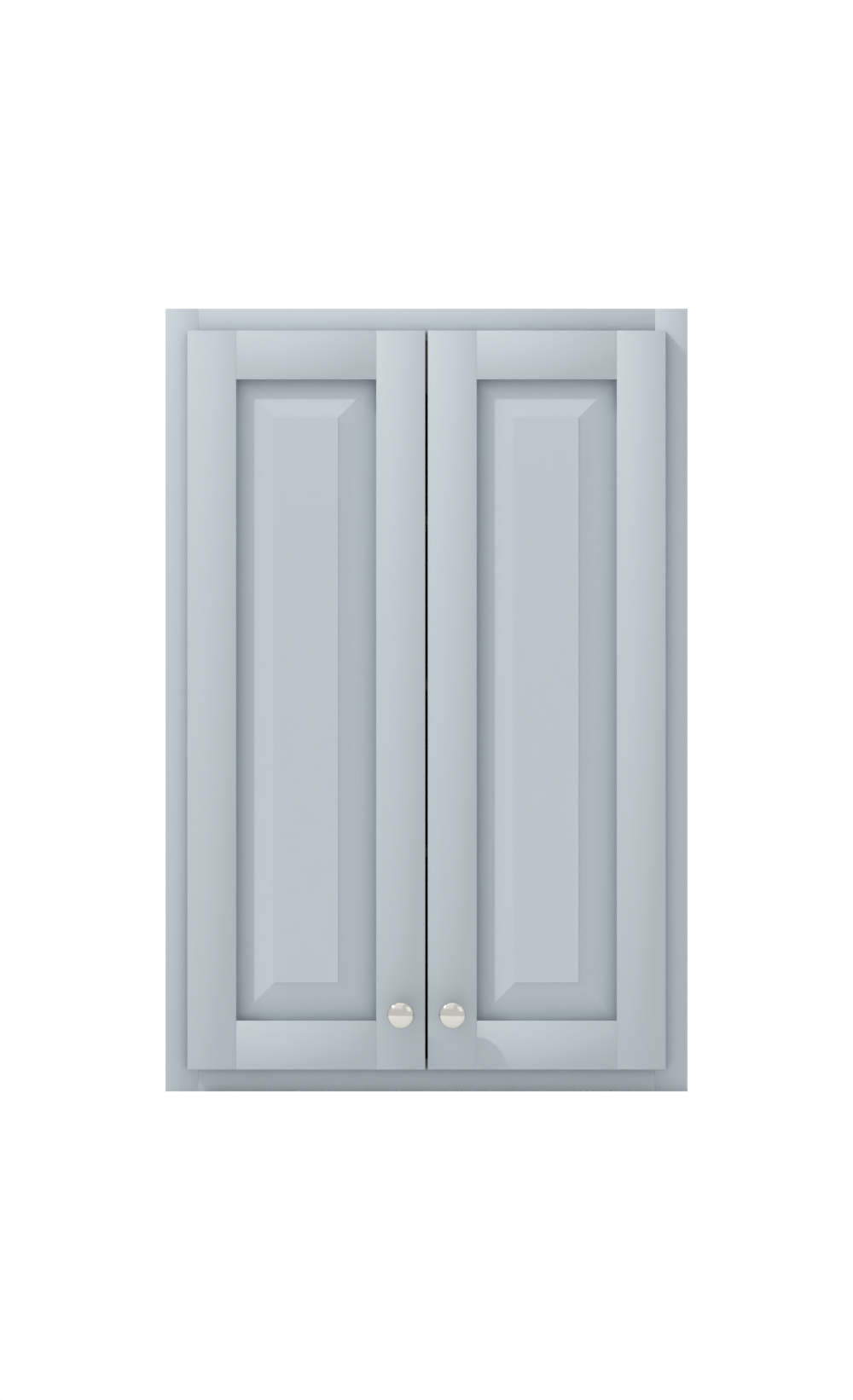 Painted example: Upward SW 6239 (Sherwin-Williams) with polished nickel knobs