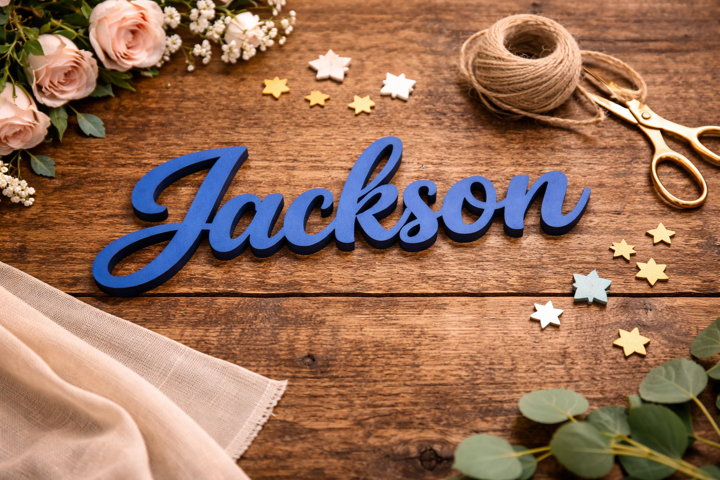 Custom Laser Cut Name Signs - 1/4" Plywood - San Angelo Pickup Only