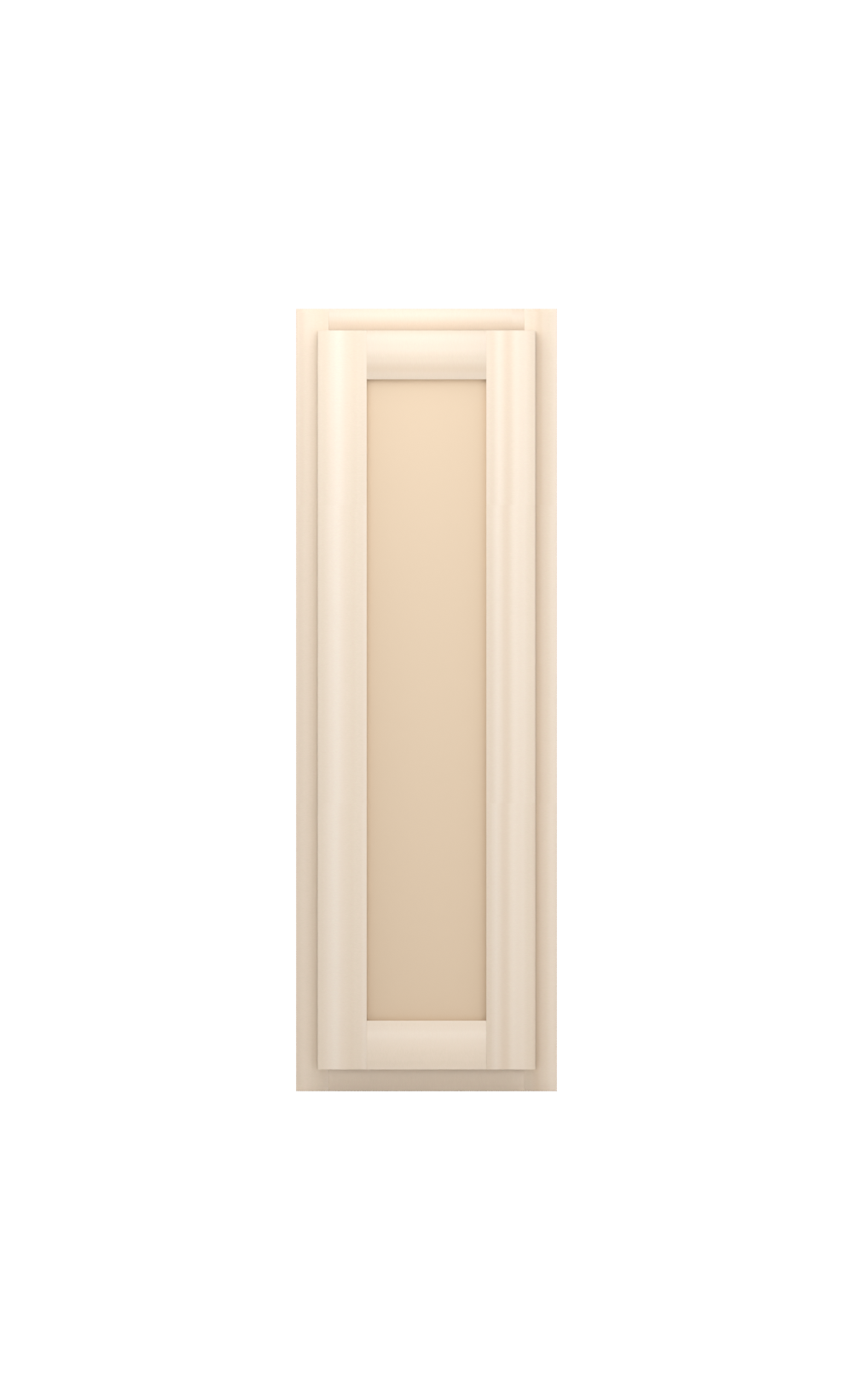 12" x 36" Face Frame Flat Shaker wall cabinet, ready to paint, front view