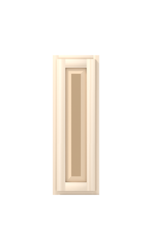 12" x 36" Face Frame Raised Panel Shaker wall cabinet, ready to paint, front view