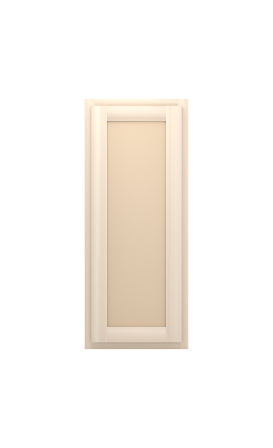 15" x 36" Face Frame Flat Shaker wall cabinet, ready to paint, front view