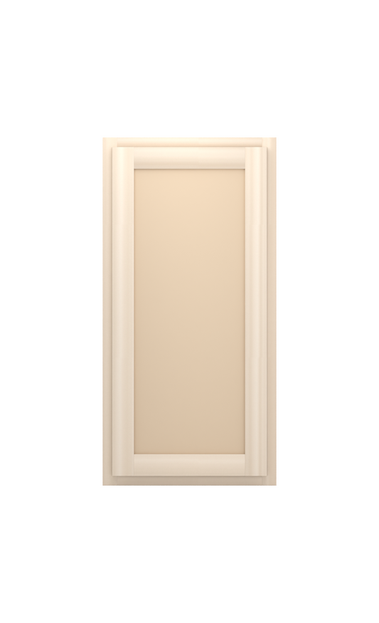 18" x 36" Face Frame Flat Shaker wall cabinet, ready to paint, front view