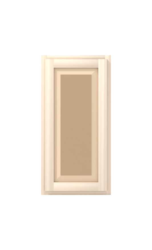 18" x 36" Face Frame Raised Panel Shaker wall cabinet, ready to paint, front view